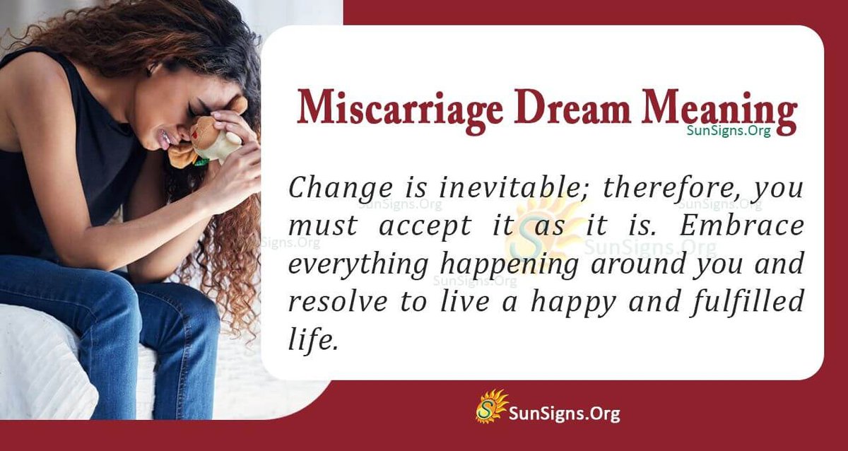 What Does It Mean When You Dream About Miscarriage?